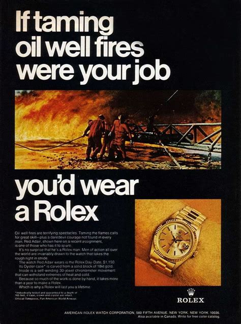 rolex new advertisement|rolex ads from the past.